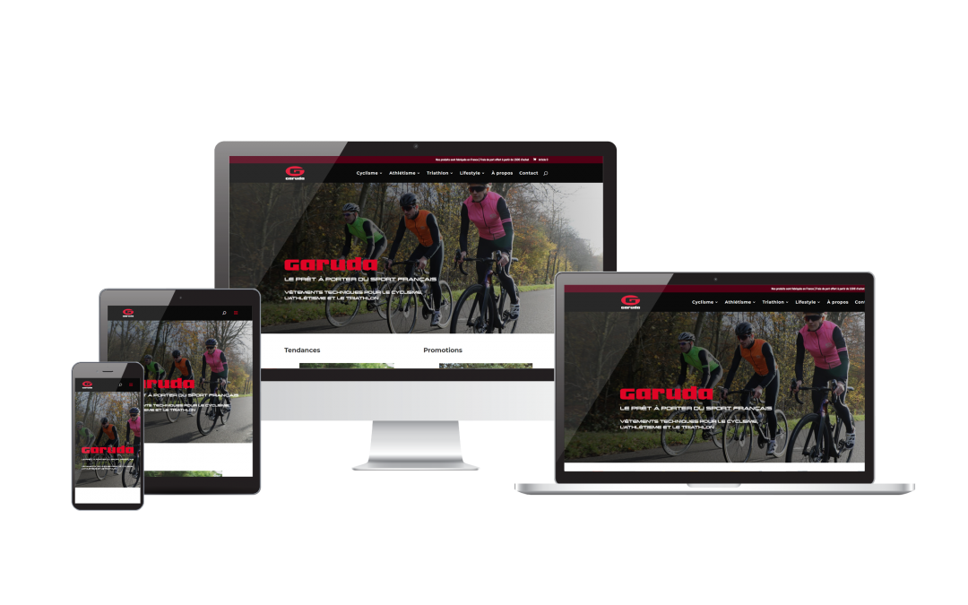Site ecommerce Garuda Sports